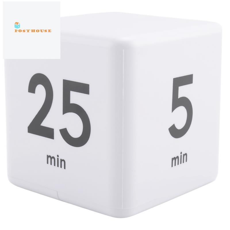 Cube Timer Kitchen Timer Time Management Timer Gravity Sensor Flip สําหรับการจัดการเวลาและนับถอยหลัง