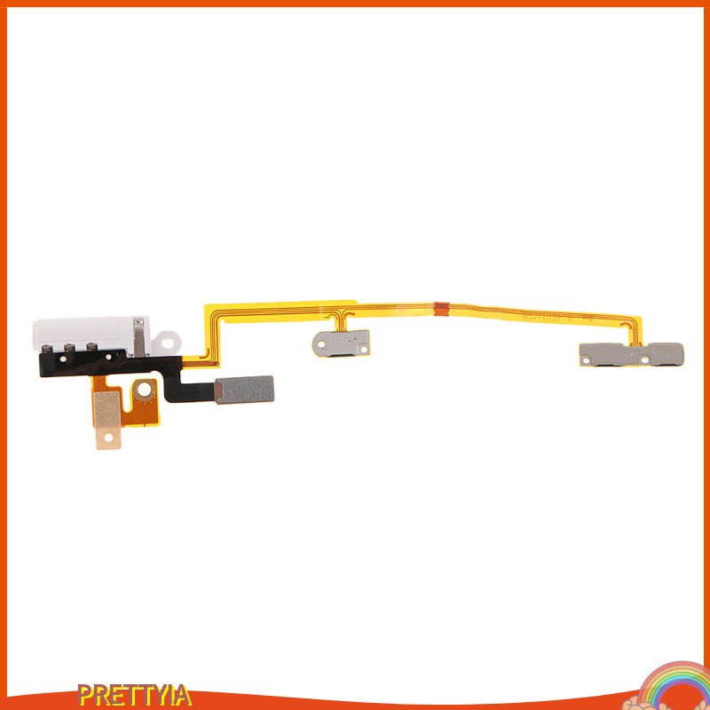 [PrettyiaPH] แจ็คหูฟังเสียงพร้อมปุ่มปรับระดับเสียงไฟสายแบบยืดหยุ่นสําหรับ iPod Nano 6th