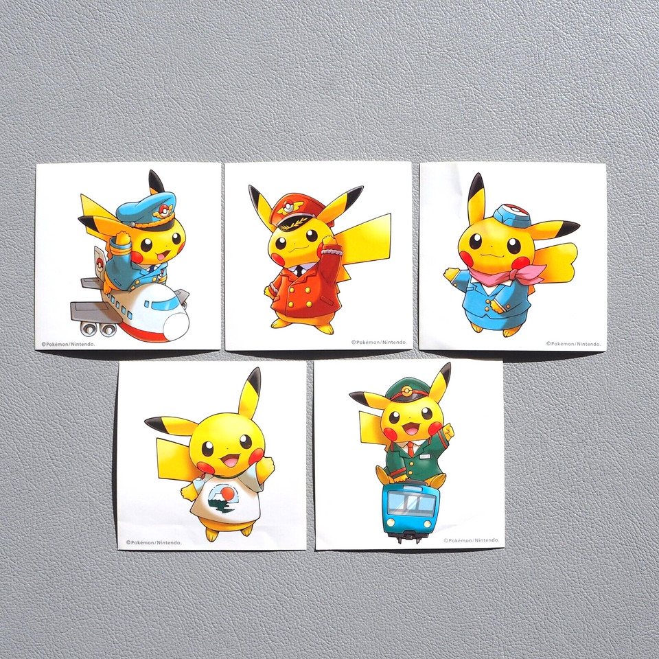 Pokemon Sticker Seal Pikachu Kansai Airport Promo Nintendo Japan P81