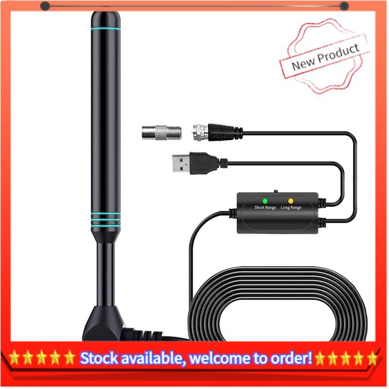 คอลัมน์เสาอากาศทีวีดิจิตอลความละเอียดสูงในร่มและกลางแจ้งเครื่องขยายเสียงสากลพร้อมสวิตช์ปรับเสาอากาศท