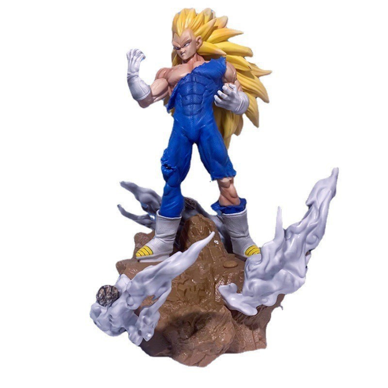 Dragon Ball Kylin Series Super Saiyan 3 Goku Super Saiyan 3 Vegeta รูปอะนิเมะรุ่น