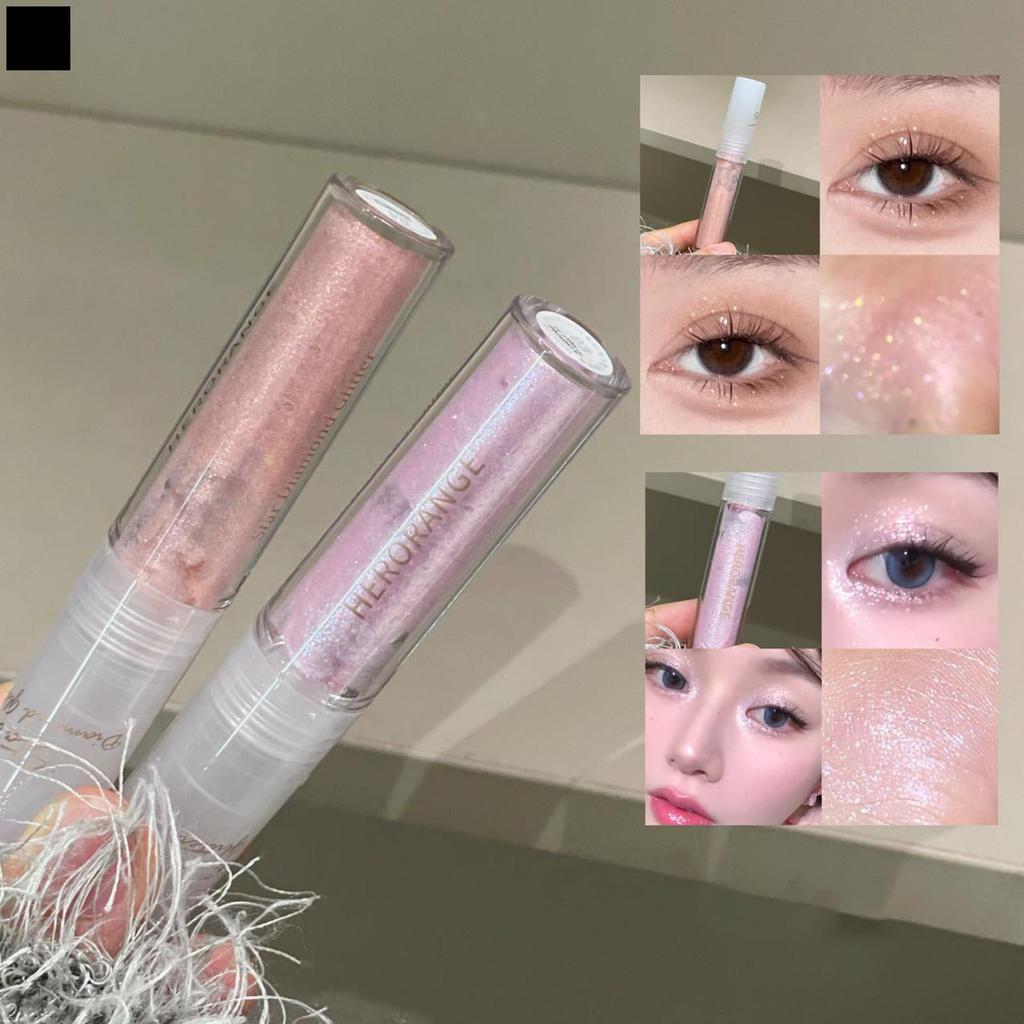 2.5g Eye Beauty Liquid Glitter Eyeshadow Quick-Drying Sparkling Eye Shadow สําหรับ Daily & Official 