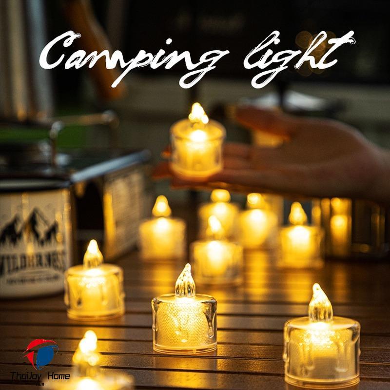 3 ชิ้น🔥 โคมไฟเทียน LED เทียนไฟฟ้า เทียนจำลอง ไฟ ใช้งานได้เสมือนเทียนจริง แต่ปลอดภัย ไม่ร้อน ไม่อันตราย โรแมน ตกแต่งบ้าน ขอแต่งงาน วันเกิด ตกแต่งฉาก ThaiJOY