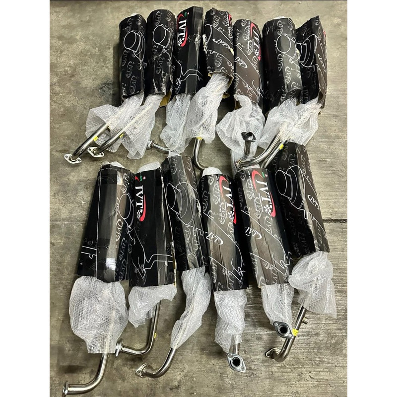 JVT PIPE VERSION V3 & V4 (เสียงที่รองรับ) MIO/M3/CLICK/PCX/ADV/NMAX/AEROX rev kou ท่อ exhust click m