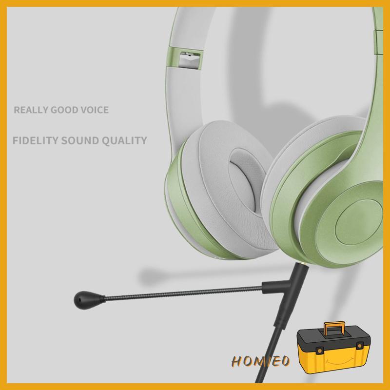 HOMIE0 สายหูฟังพร้อมไมโครโฟนสําหรับชุดหูฟังสําหรับเล่นเกม Boom V-MODA Crossfade M-100