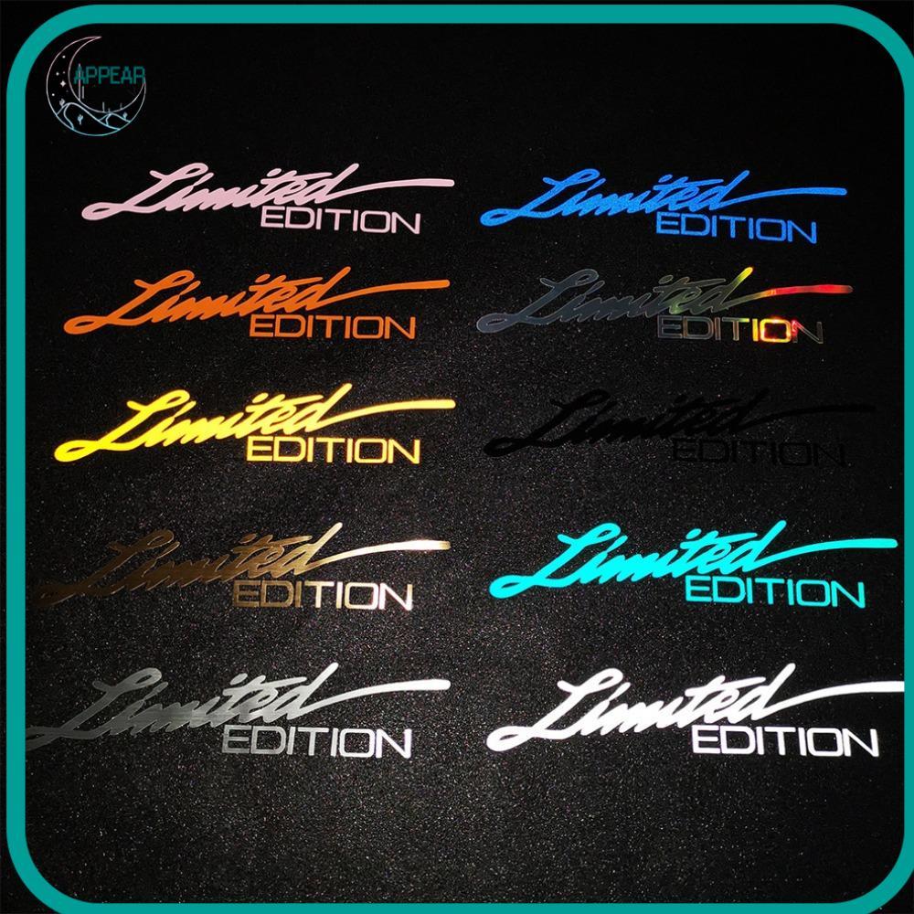 APPEAR Car LIMITED EDITION สติกเกอร์, ตกแต่งสะท้อนแสงสะท้อนแสงเลเซอร์รูปลอก, อุปกรณ์เสริมเลเซอร์ไวนิลรถสติกเกอร์จัดแต่งทรงผม
