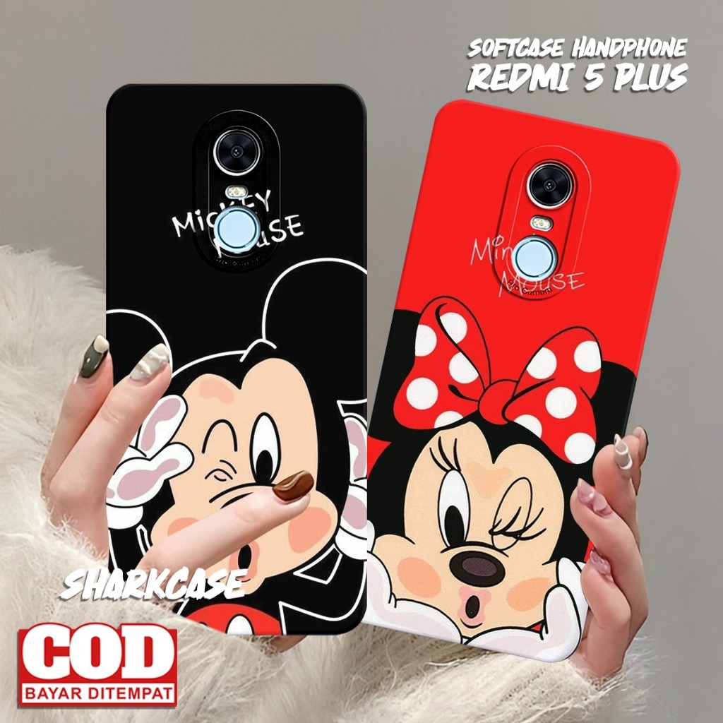 HP Softcase REDMI 5 PLUS / REDMI 5 / REDMI 6 / REDMI 7 / REDMI 8A PRO ล่าสุดน่ารักการ์ตูน Motif - เค