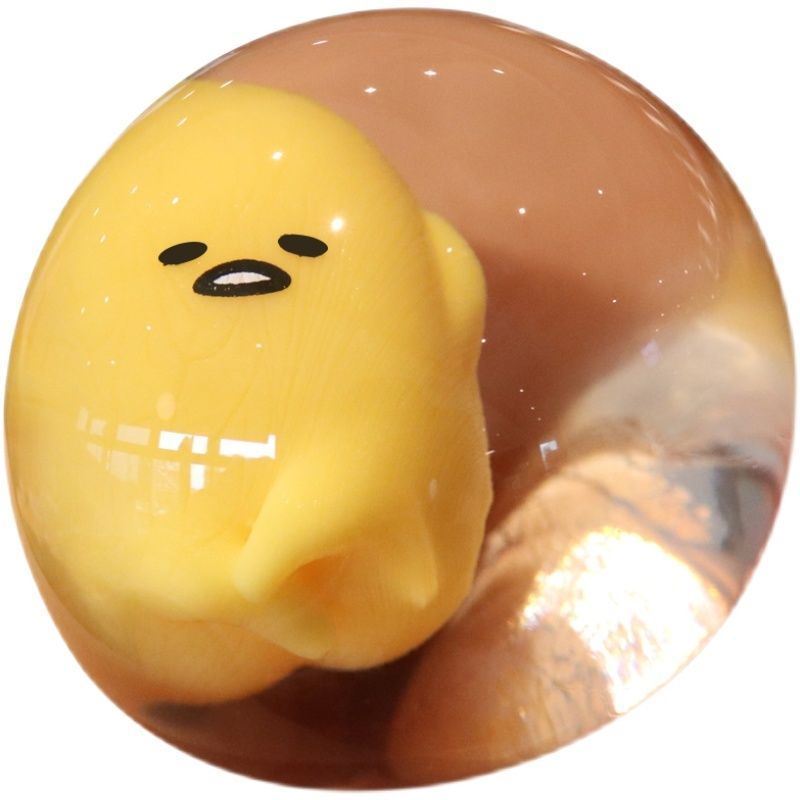 Funky Egg Splat Ball Squishy ของเล่นความเครียดบรรเทาไข่แดง