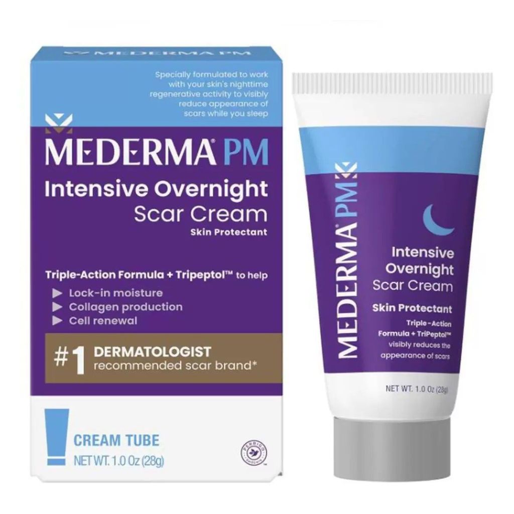 American Mederma Mederma PM Night Scar Cream Skin Overnight Regenerating Fade Bump Scar Coloring 10.