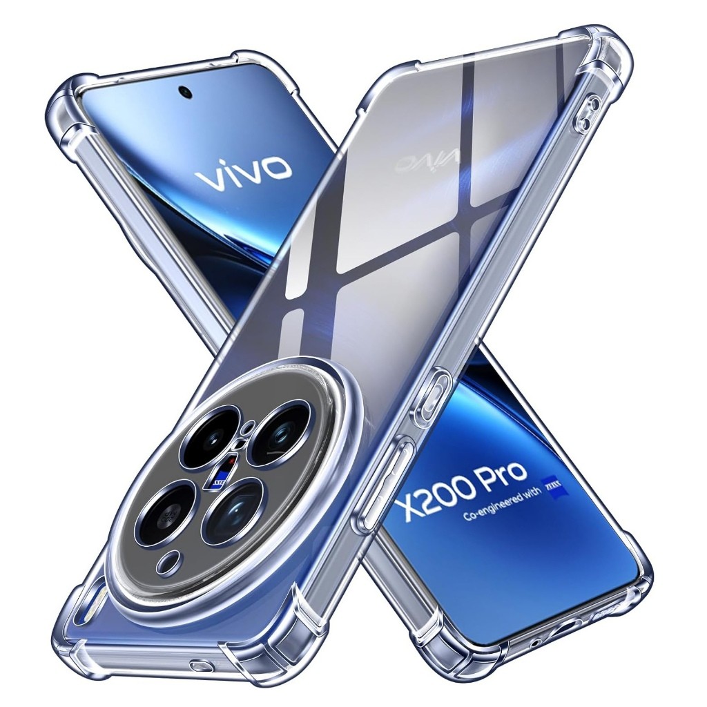 เคส Vivo X200 Pro / X200Pro เคสกันกระแทก กันเลนส์กล้อง Vivo X200 Pro แบบนิ่ม ไม่กัดเครื่อง TPU Clear