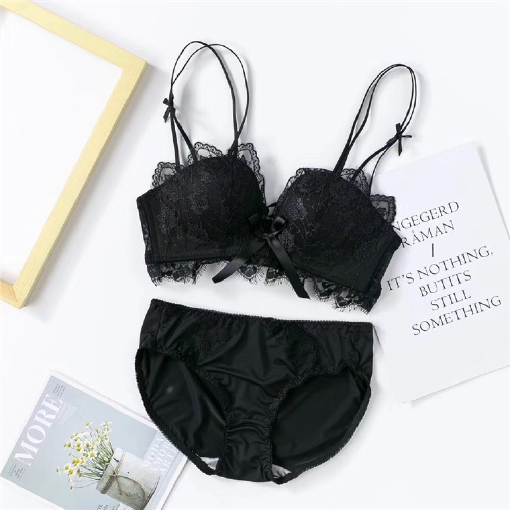 Wdz หน้าอกเล็กใหญ่รวบรวมไม่มีแหวนเหล็กเซ็กซี่ลูกไม้ชุดชั้นในชุดสีน้ําตาล gt 38 85 AB ผ่านถ้วย Shop L