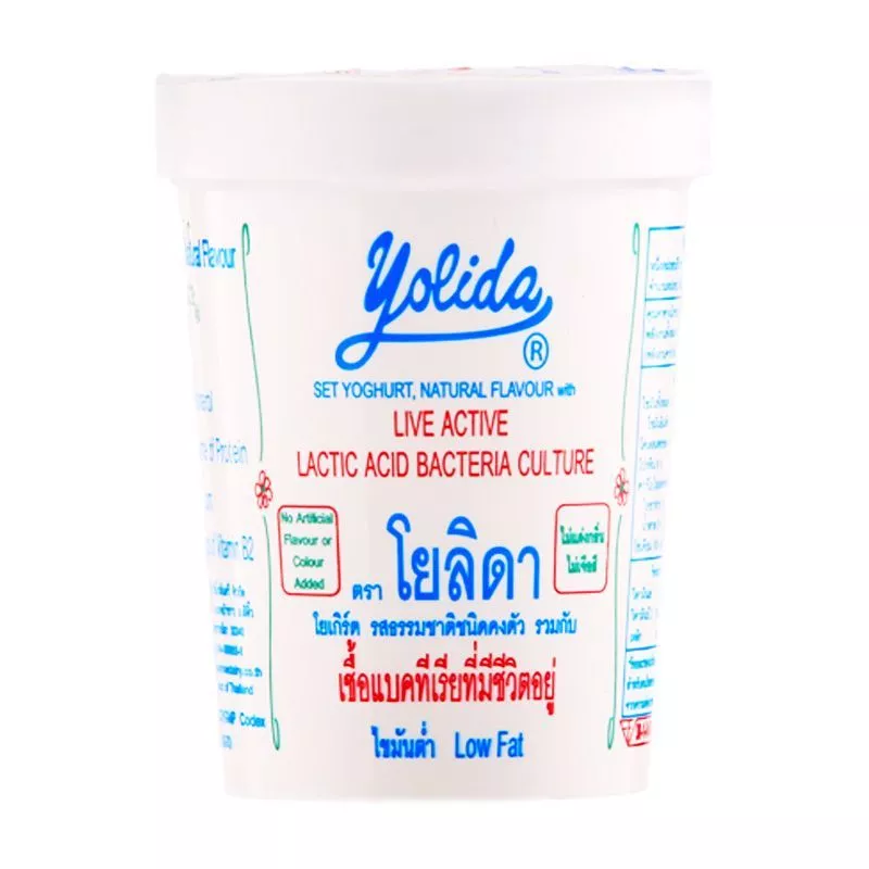 โยลิดาโยเกิร์ตรสธรรมชาติ 150กรัม Yolida Yoghurt Plain 150g. [หมายเลขบาร์โค้ด 8851262065014 ]