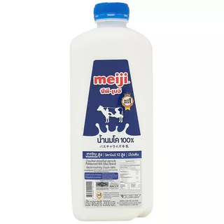 เมจินมสดรสจืด 2ลิตร Meiji Pasteurized Milk Plain 2ltr. [หมายเลขบาร์โค้ด 8850329102112 ]