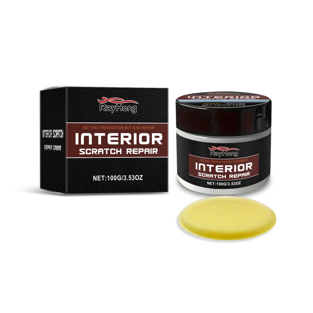 Rayhong Car Scratch Care Wax ขัดรถยนต์ทําความสะอาดการปนเปื้อนการเคลือบรอยขีดข่วน Refurbishment Care 