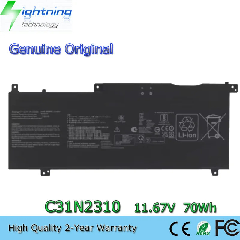 C31N2310 11.207V 70Wh แบตเตอรี่สําหรับ Asus Vivobook S 15 S5507 S5507Q S5507QA S5507QAD