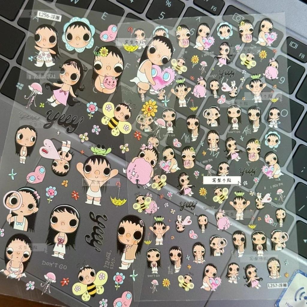 2026 สไตล์ใหม่น่ารัก Xiaoyu yuy สติกเกอร์นูนสติกเกอร์สร้างสรรค์มูลค่าสูงสาวการ์ตูนสติกเกอร์คู่มือตกแต่ง20260630