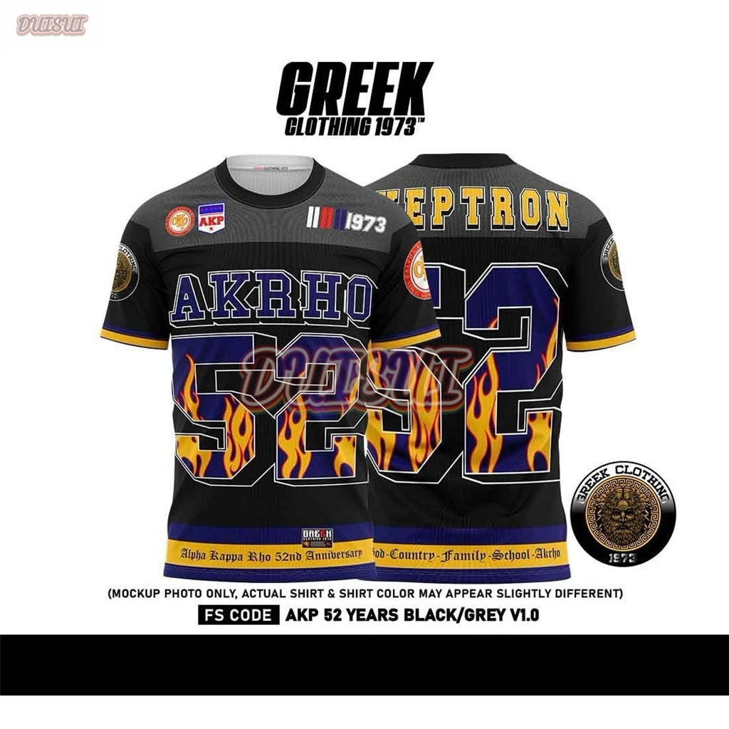 ผู้ชาย AKP Alpha Kappa Rho V34 52nd Anniversary Skeptron Quick-Dry Casual 3D พิมพ์เสื้อยืดด้านบน