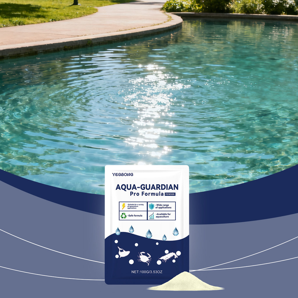Water Clearing Powder Purifying Clear Water Long-Lasting Clean Fish Tank Water Care Purifying Powder