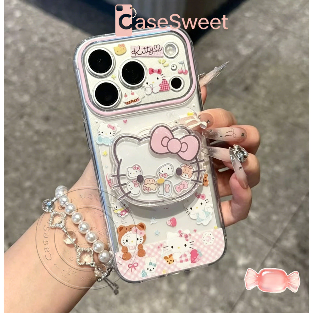 เคสโทรศัพท์ใสป้องกันการตก KT น่ารักสุดๆ เหมาะสำหรับ Samsung A03 A23 A24 A25 A04E A54A56 A17 A07 A05 A10 A35 A21S