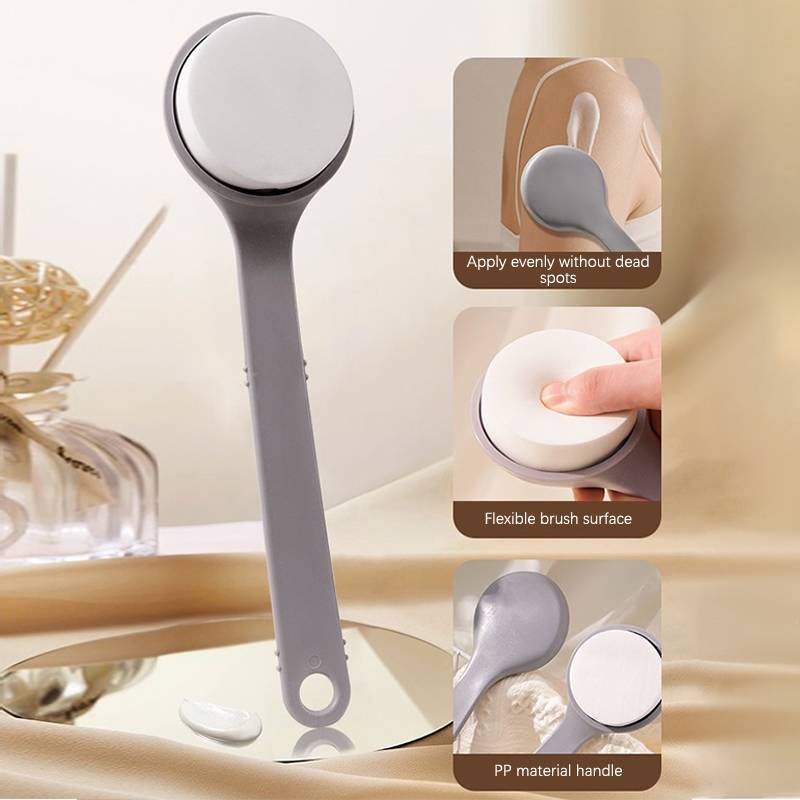 BDGF Lotion Applicator Body Wash แปรงเบาะแปรงยาว Reach Handle Self Application สําหรับ Ba Feet Skin Cream TH