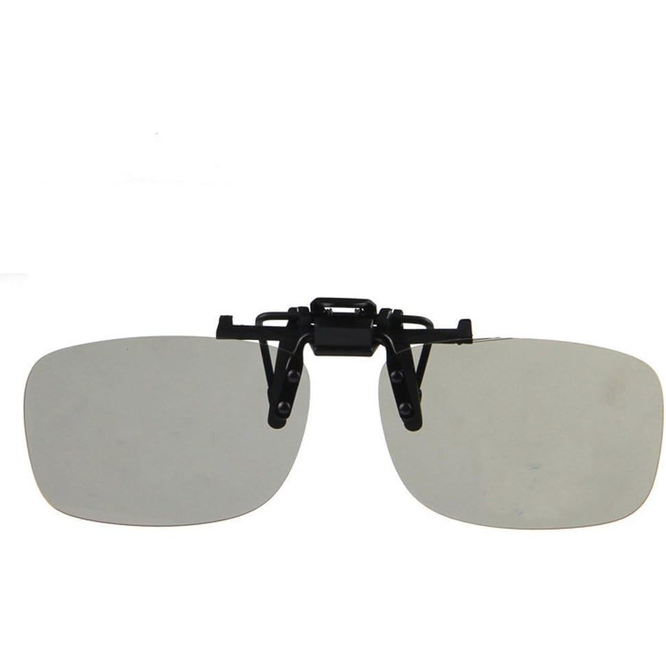Wonderfulsight Circular Polarized Clip on แว่นตา 3D สําหรับ RealD Best Performance และพอดีกับ
