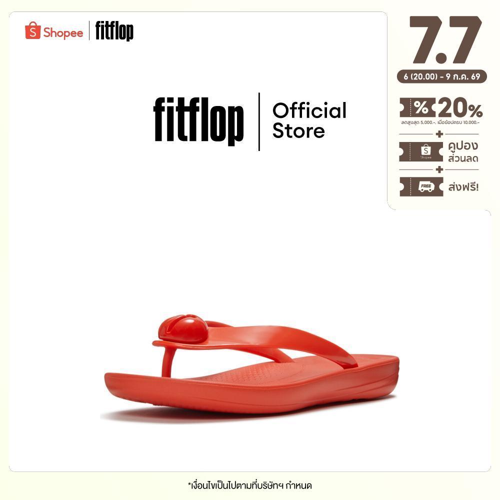 FITFLOP IQUSHION GLOSSY-BUTTON FF รองเท้าแตะผู้หญิง รุ่น A6O-477 สี CREAM