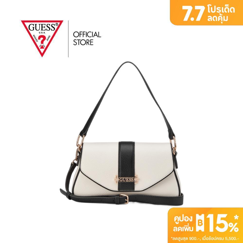 GUESS กระเป๋า รุ่น PA213220 ERIKA FLAP CROSSBODY สีขาว