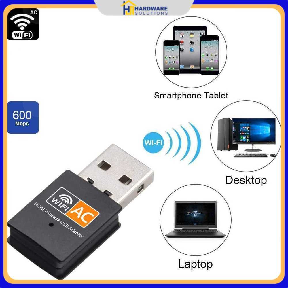 WiFi USB Dongle Receiver Transmitter อะแดปเตอร์ Dual Band 600Mbps - CN-600