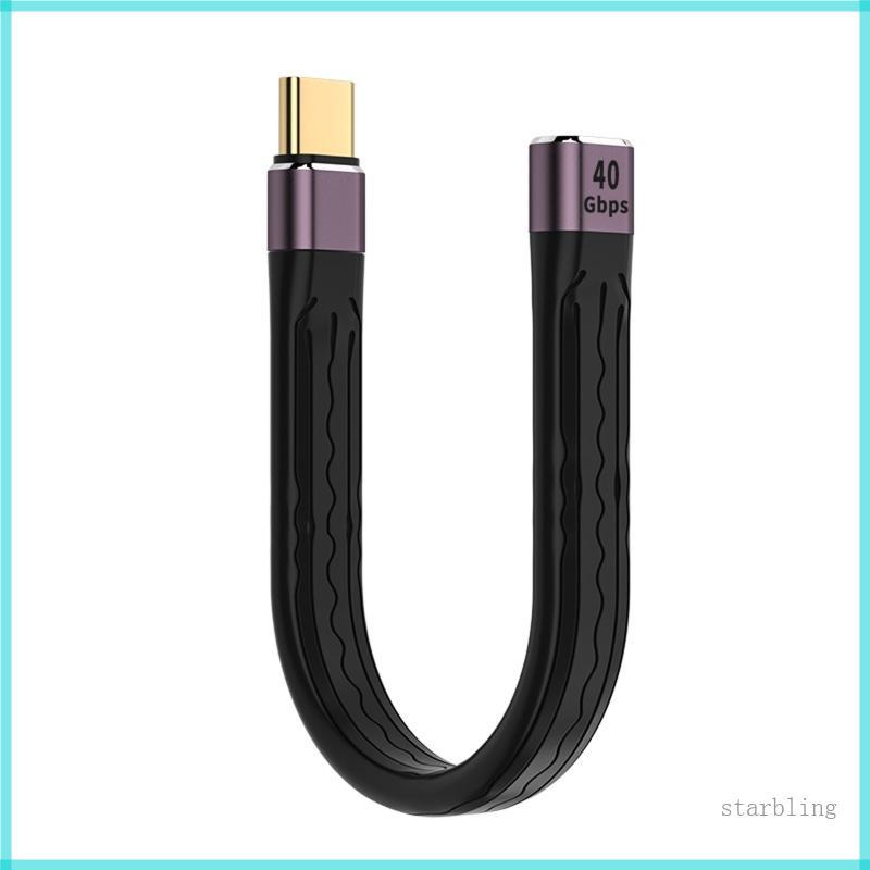 Star 40Gbps Data Sync Short Cable Type C to Type C สําหรับโทรศัพท์มือถือแล็ปท็อป