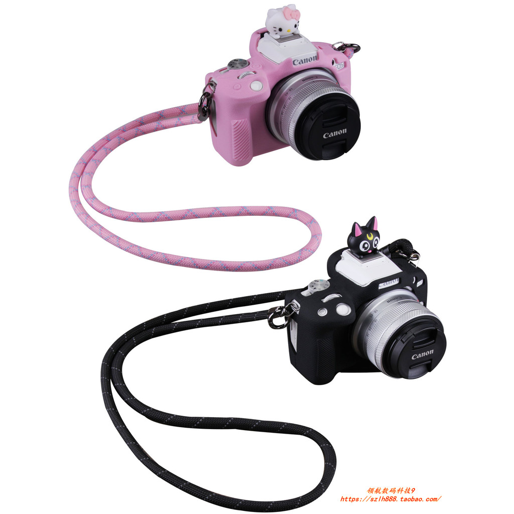 เหมาะสําหรับ Canon E0S-R100 เคสป้องกัน R50 R10 R8 กระเป๋ากล้องซิลิโคนเคสนุ่มน่ารักป้องกันรอยขีดข่วน
