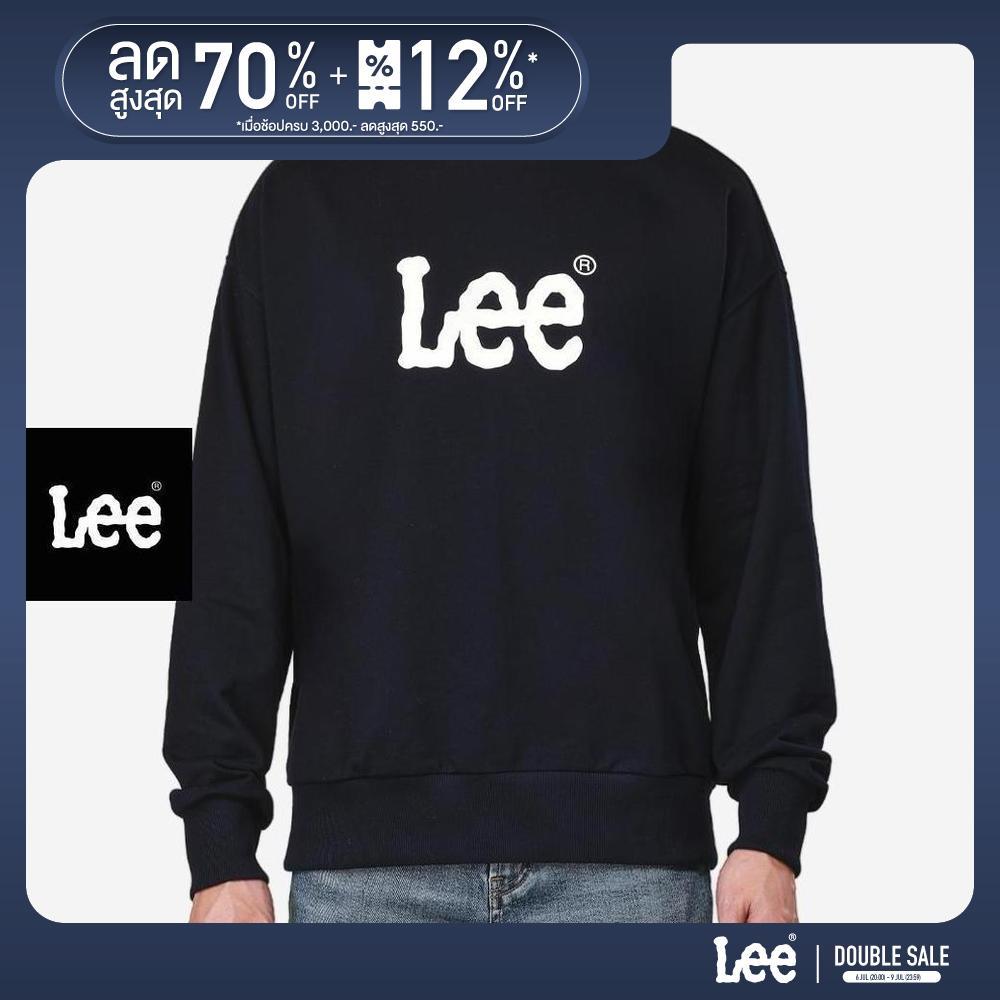 LEE เสื้อสเวตเชิ้ตผู้ชาย รุ่น LE FC25MPULC02 สีกรมท่า