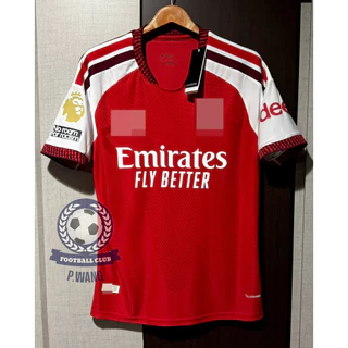 【Baju เสื้อ】New Arsenal Player Shirt Grade, Home Uniform Name of Number Casual