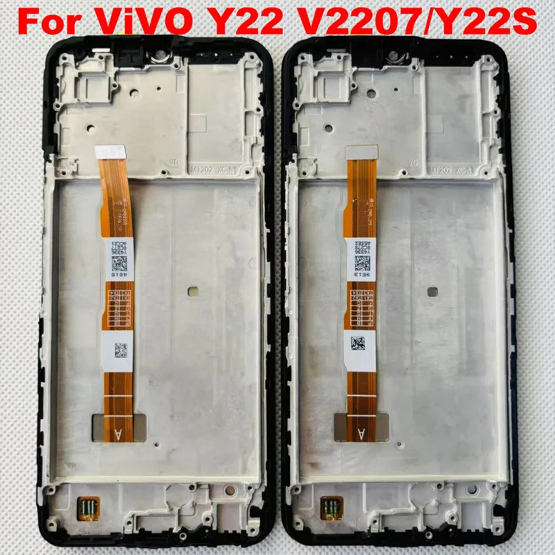 6.55 "Original สําหรับVivo Y22 V2207/Y22S V2206 จอแสดงผลLCD Y22 2022 จอแสดงผลLCD Touch Panel Digitiz