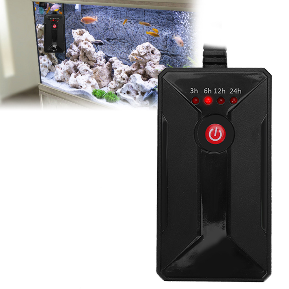 Henye Aquarium Timer Switch Standard Intelligent Loop MultiSegment (ZYT21 TimerBlack