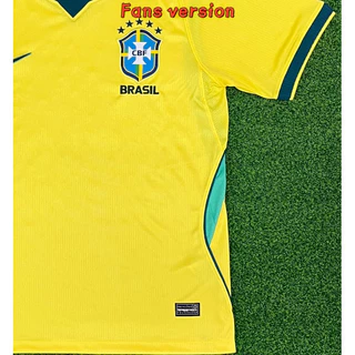 Fans Style Brazil World Cup Football Kit Soccer Jersey ชุดแข่งฟุตบอลโลกทีมชาติบราซิลรุ่นแฟน