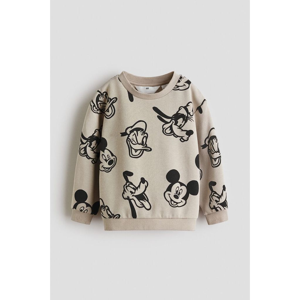H&M(เอชแอนด์เอ็ม) สเวตเชิ้ตผ้าสกรีนลาย พร้อมผ้าด้านในนุ่มนวล เด็กชาย 1343133_1