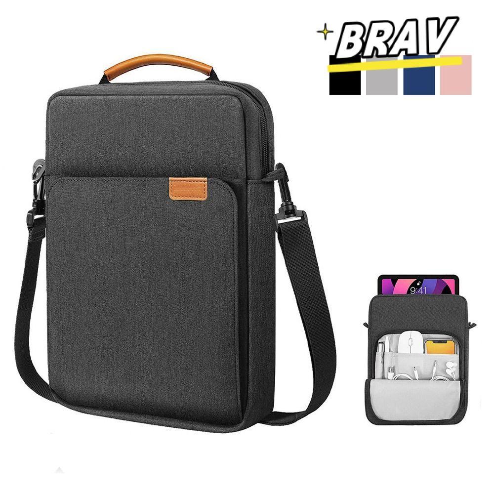 กระเป๋าสะพาย BRAV, 9/11/13.3 นิ้ว Universal Tablet Sleeve , Stylish ทนต่อการสึกหรอปกปิดสายคล้องมือกันกระแทกฝาครอบป้องกันสําหรับ Surface Go/Galaxy Tab