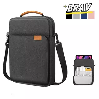 กระเป๋าสะพาย BRAV, 9/11/13.3 นิ้ว Universal Tablet Sleeve , Stylish ทนต่อการสึกหรอปกปิดสายคล้องมือกันกระแทกฝาครอบป้องกันสําหรับ Surface Go/Galaxy Tab