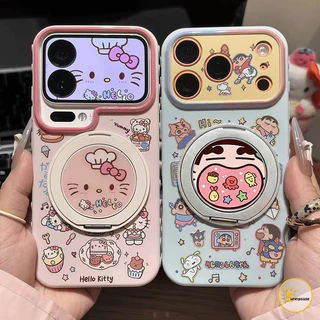 สำหรับ Samsung A17 A36 A07 A15 A05 A56 A10s A13 A04 A03s A55 A16 A12 A14 A50 A05s A11 A54 เคสขาตั้งลายการ์ตูนหลายตัว