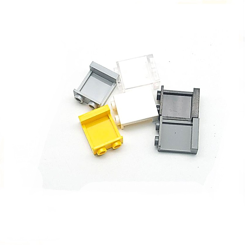 5pcs MOC 4864 DIY Building Blocks แผงโปร่งใส 1x2x2 แผ่นอิฐใช้งานร่วมกับ 87552 แก้วก่อสร้าง House View ของเล่น