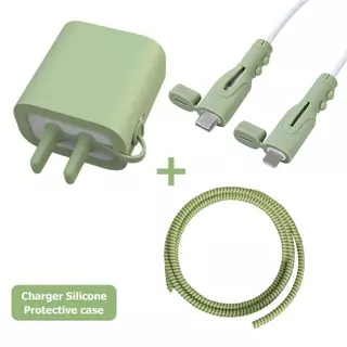 ตัวถนอมสายชาร์จ USB ซิลิโคนนิ่ม ตัวป้องกันสายชาร์จ ชาร์จเร็ว PD 18W 20W สําหรับ Android กันสายหัก ฝาครอบป้องกันสายชาร์จ