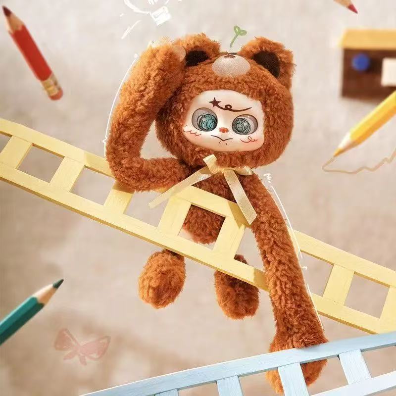 Colliygogo Colliegogo Cute Series Dog Opps Bad Cat Cat Cat Strip Doll Plush Doll
