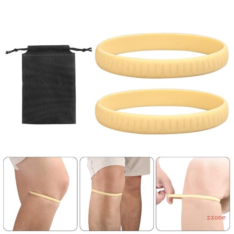 Zzz 2 ชิ้น Patella เข่าซิลิโคนห่อ Patella Tendon เข่าสายรัดการบีบอัด Patella Band สําหรับฟุตบอลบาสเก