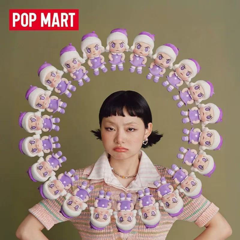 P POPMART Angry Molly Angry Molly Angry Molly Series จี้ตุ๊กตา Mystery Box Gift