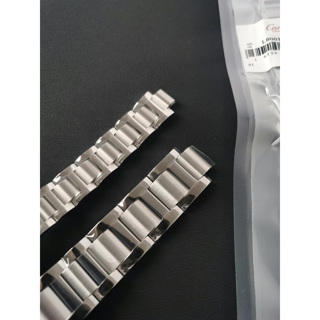 ทดแทน ปรับให้เข้ากับ Cartier Blue Balloon Strap Steel Band Blue Balloon 42mm Watch Bracelet Accessor