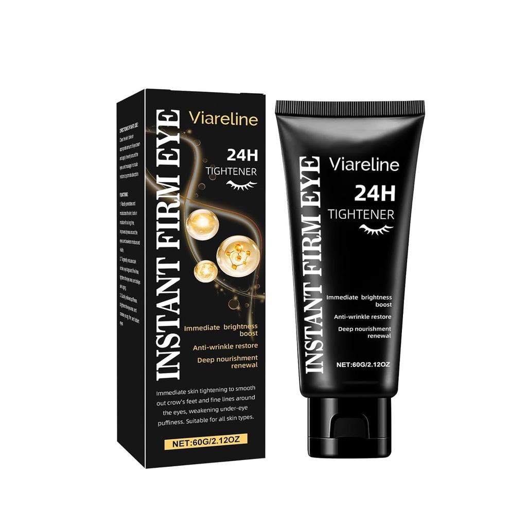 Instant Firm Eye Cream, กระชับ 24H พร้อมกรดไฮยาลูโรนิก, คอลลาเจนไฮโดรไลซ์และวิตามินอี, 2.12 ออนซ์