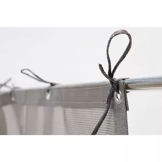 ผ้าใบ กันแดด กันฝุ่น แมชชีท 270 กรัม Mesh sheet แถมฟรีเชือกผูก16เส้น