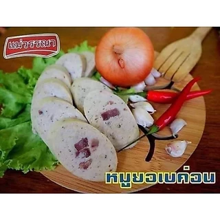 หมูยอแม่วรรณา6รสขายดี เนื้อหมูเน้นๆ แป้ง 2% แท่งใหญ่หนัก200กรัม