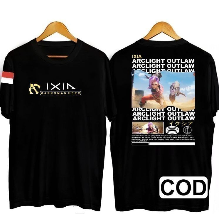 Mlbb 2026 เสื้อยืดแฟชั่น Ixia (เสื้อยืดไมโครไฟเบอร์)
