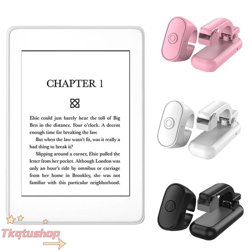 IMIHAN1 E-book Page Turner, Remote ABS Page Turner Remote, 2-in-1 Lightweight Record Triggers สําหรั